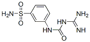 1-amidino-3-(3-sulfamoylphenyl)urea Struktur