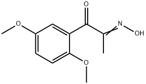 1-(2,5-Dimethoxyphenyl)-2-oximino-1-propanone Struktur