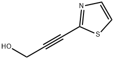 3-(2-噻唑基)-2-丙炔-1-醇 结构式