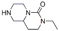 6H-Pyrazino[1,2-c]pyrimidin-6-one,7-ethyloctahydro-,(+)-(9CI) Structure