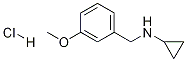 (1S)CYCLOPROPYL(3-METHOXYPHENYL)METHYLAMINE-HCl Structure