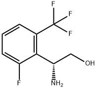 (2R)-2-AMINO-2-[6-FLUORO-2-(TRIFLUOROMETHYL)PHENYL]ETHAN-1-OL Structure