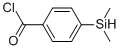 Benzoyl chloride, 4-(dimethylsilyl)- (9CI) Structure