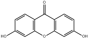 3,6-二羟基-呫吨-9-酮, 1214-24-0, 结构式