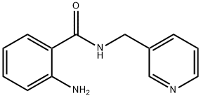 2-氨基-N-(吡啶-3-基甲基)苯甲酰胺,1214-48-8,结构式