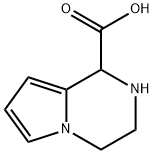 1,2,3,4-Tetrahydropyrrolo[1,2-a]pyrazine-1-carboxylic acid Struktur
