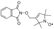 3-[[(1,3-Dihydro-1,3-dioxo-2H-isoindol-2-yl)oxy]Methyl]-2,5-dihydro-2,2,5,5-tetraMethyl-1H-pyrrol-1-yloxy 结构式