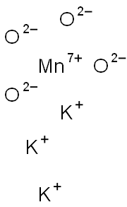 manganese tripotassium tetraoxide Structure