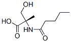 Serine,  2-methyl-N-(1-oxopentyl)- 结构式