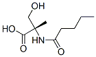 Serine,  2-methyl-N-(1-oxopentyl)- Structure