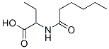 Butanoic  acid,  2-[(1-oxohexyl)amino]- Structure