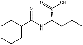 N-cyclohexanoylleucine 结构式