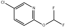 5-chloro-2-(difluoroMethoxy)pyridine, 1214323-40-6, 结构式