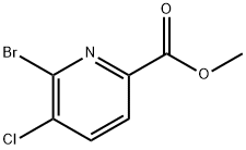甲基-6-溴-5 - 氯吡啶-2 - 甲酸叔丁酯 结构式