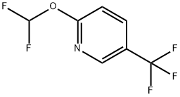 2-Difluoromethoxy-5-(trifluoromethyl)pyridine Struktur