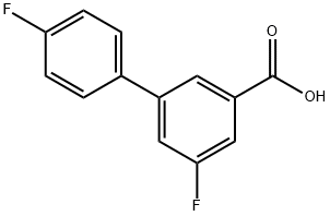3-(4-Fluorophenyl)-5-fluorobenzoic acid Structure