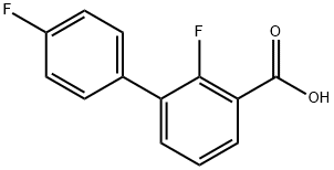 2,4'-Difluoro-[1,1'-biphenyl]-3-carboxylic acid Structure