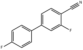 2-Fluoro-4-(4-fluorophenyl)benzonitrile Struktur