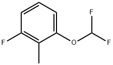 1-(Difluoromethoxy)-3-fluoro-2-methyl-benzene Struktur