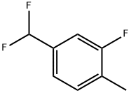 4-(Difluoromethyl)-2-fluoro-1-methylbenzene Struktur