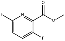 3,6-ジフルオロピコリン酸メチル 化学構造式