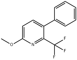 6-Methoxy-3-phenyl-2-(trifluoromethyl)pyridine Structure