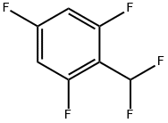 2-(Difluoromethyl)-1,3,5-trifluorobenzene Struktur