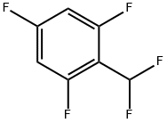 2-(Difluoromethyl)-1,3,5-trifluorobenzene Structure