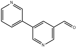 5-(pyridin-3-yl)pyridine-3-carbaldehyde Struktur