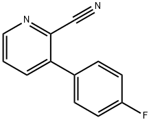 3-(4-Fluorophenyl)picolinonitrile Structure