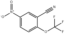 5-硝基-2-三氟甲氧基苯腈 结构式