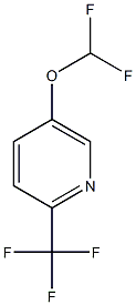 5-Difluoromethoxy-2-(trifluoromethyl)pyridine 结构式
