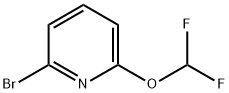 2-ブロモ-6-(ジフルオロメトキシ)ピリジン 化学構造式