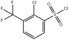 2-Chloro-3-(trifluoromethyl)benzenesulphonylchloride,1214346-10-7,结构式