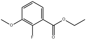 2-氟-3-甲氧基苯甲酸乙酯 结构式