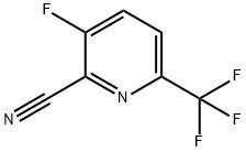 3-Fluoro-6-(trifluoromethyl)pyridine-2-carbonitrile Structure
