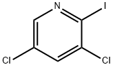 3,5-二氯-2-碘吡啶,1214350-54-5,结构式
