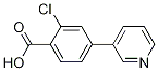 2-氯-4-(吡啶-3-基)苯甲酸 结构式