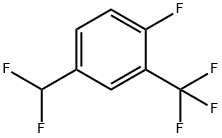 5-(Difluoromethyl)-2-fluorobenzotrifluoride 结构式