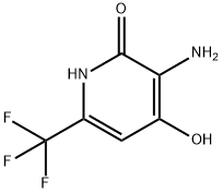 3-Amino-2,4-dihydroxy-6-(trifluoromethyl)pyridine,1214365-75-9,结构式