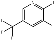 3-Fluoro-2-iodo-5-(trifluoromethyl)pyridine Structure