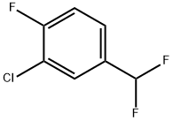 2-Chloro-4-(difluoromethyl)-1-fluorobenzene Struktur