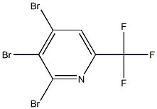 2,3,4-Tribromo-6-(trifluoromethyl)pyridine Structure