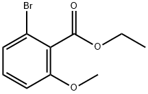 2-溴-6-甲氧基苯甲酸乙酯 结构式