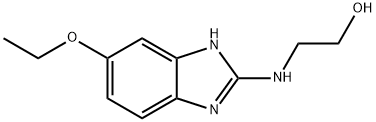 2-((6-乙氧基-1H-苯并[D]咪唑-2-基)氨基)乙烷-1-醇 结构式