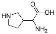 2-aMino-2-(pyrrolidin-3-yl)acetic acid Struktur