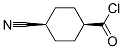 Cyclohexanecarbonyl chloride, 4-cyano-, cis- (9CI)|