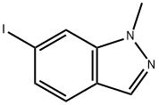 6-Iodo-1-methyl-1H-indazole Struktur