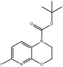 6-碘-2,3-二氢-1H-吡啶并[2,3-B][1,4]恶嗪-1-羧酸叔丁酯,1214932-35-0,结构式
