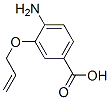 Benzoic acid, 4-amino-3-(2-propenyloxy)- (9CI) Structure